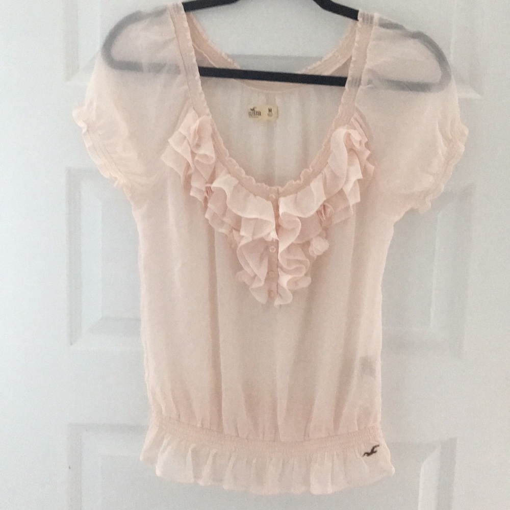 Pink Sheer Blouse